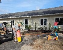 2026_TLC_RecBuilding_PLANTING-02-1 TLC Recreation Entrance Upgrade -- Doing Our Planting 2