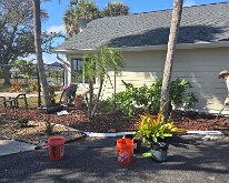 2026_TLC_OfficeUpgrade_D1-09 Digging and Planting ----> It's difficult to dig through landscape rocks!